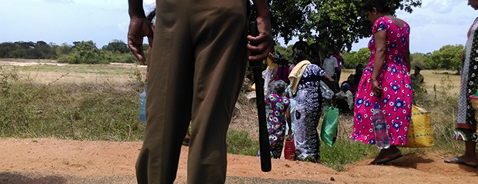 Rathnamali moest plaats maken voor luxehotels. Foto: Oxfam